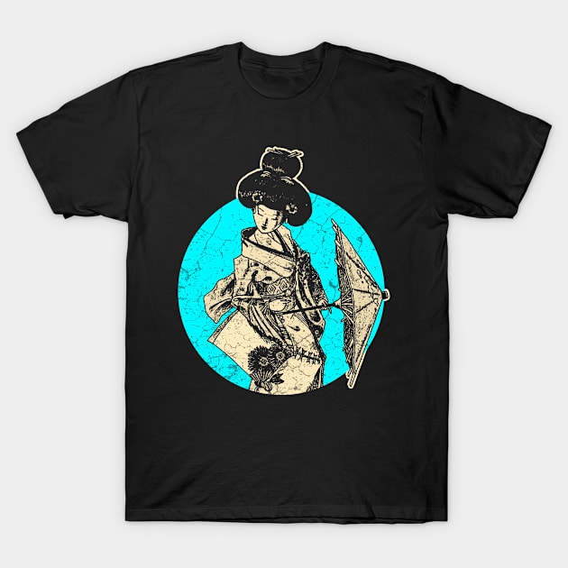 Japan Geisha T-Shirt by Mila46